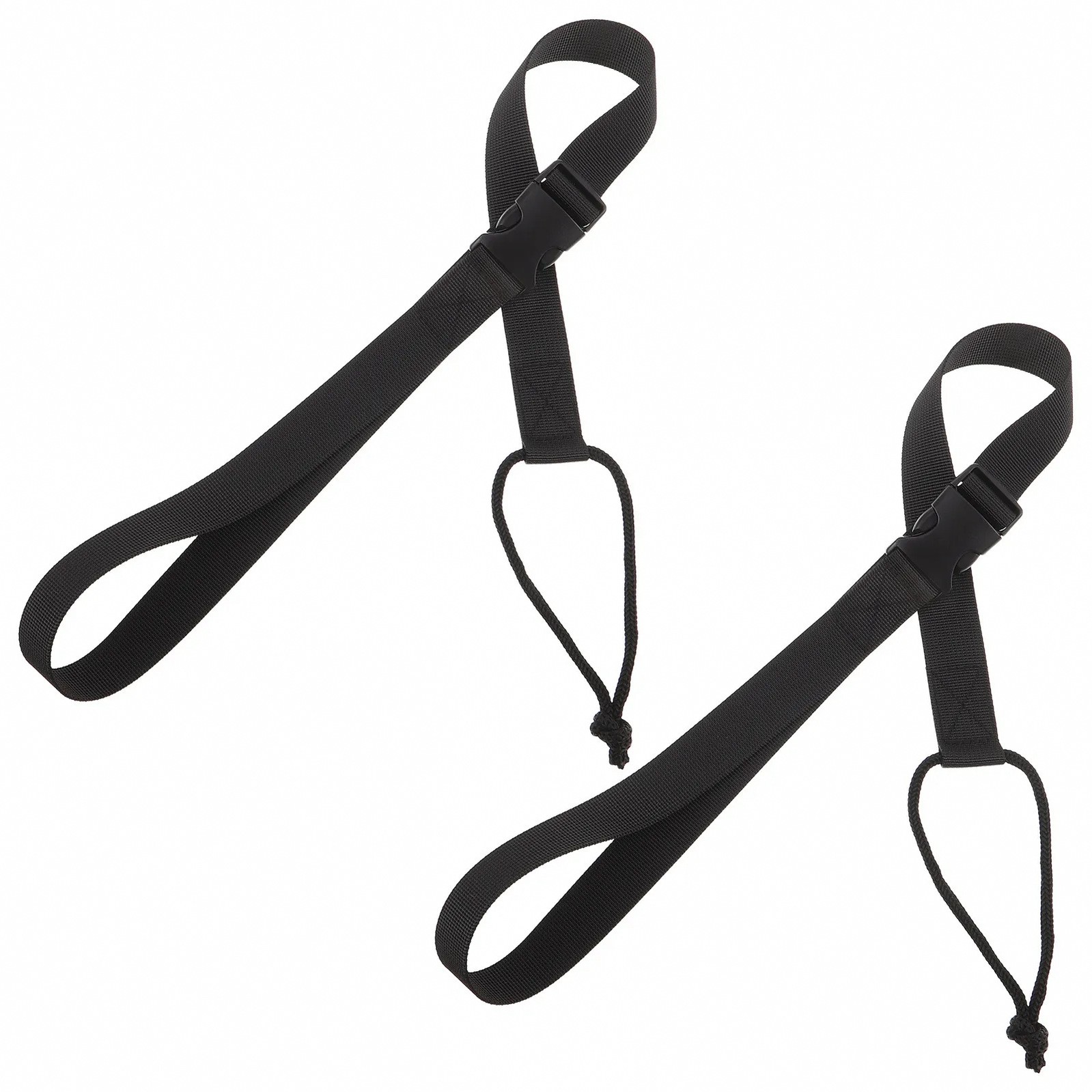 2Pcs Adjustable Snowboard Leashes for Beginners Universal Safety Binding