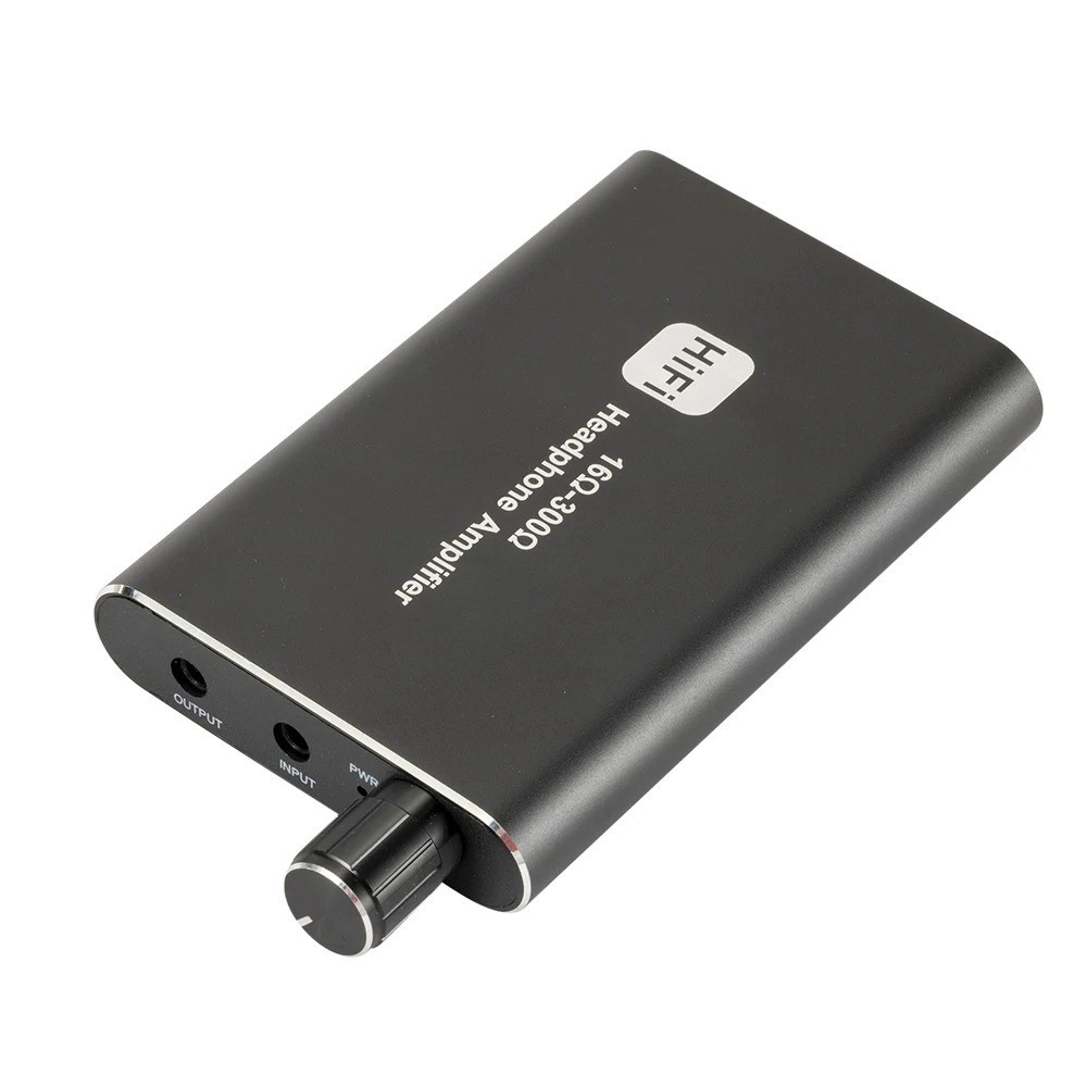 16-300Î© HIFI Headphone Amplifier Portable Earphone AMP 3.5mm w/ Audio USB Cable