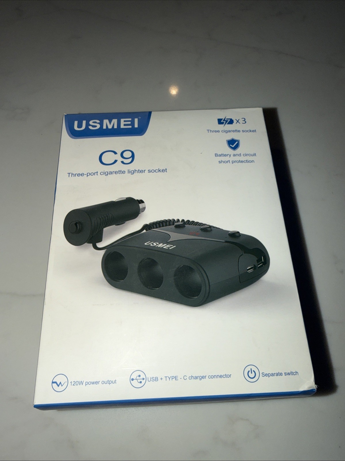 3 Port Cigarette Lighter Socket