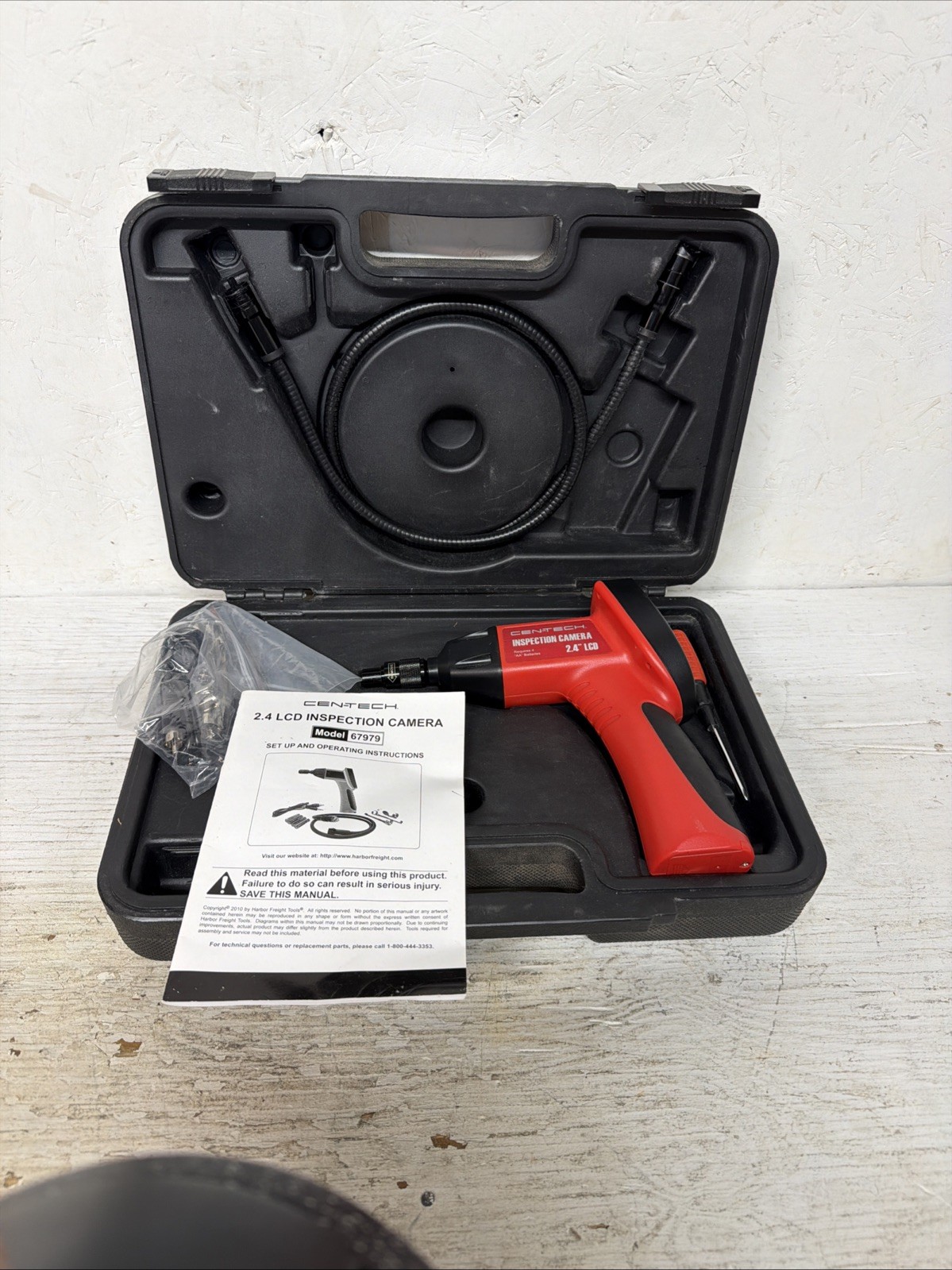 Cen-Tech 2.4” LCD Inspection Camera Model 67979