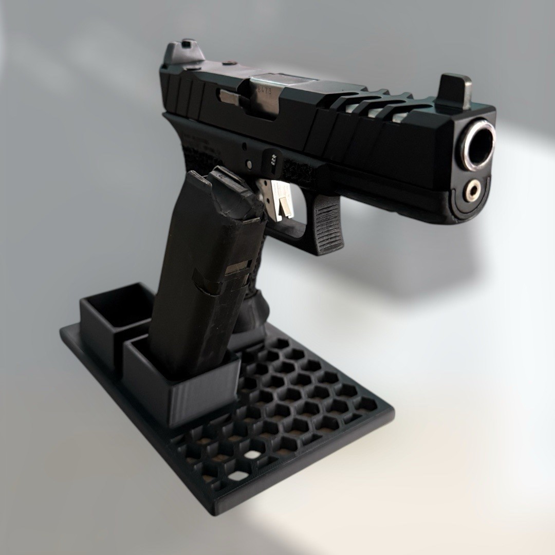 G17, Pistol Stand -stand Only -Fits All Glock Double Stack And MOS