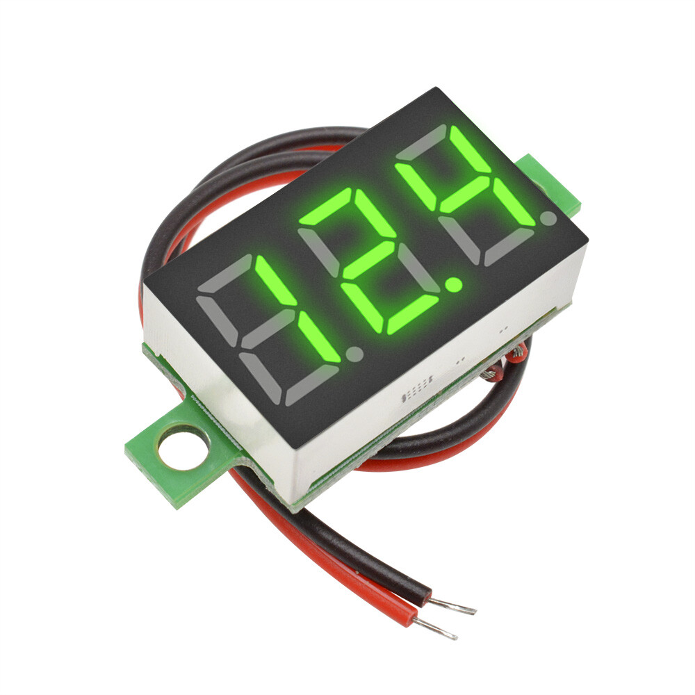 DC3-30V 0.36 2 Wire LED Digital Panel Volt Meter Voltage Voltmeter For Car Motor