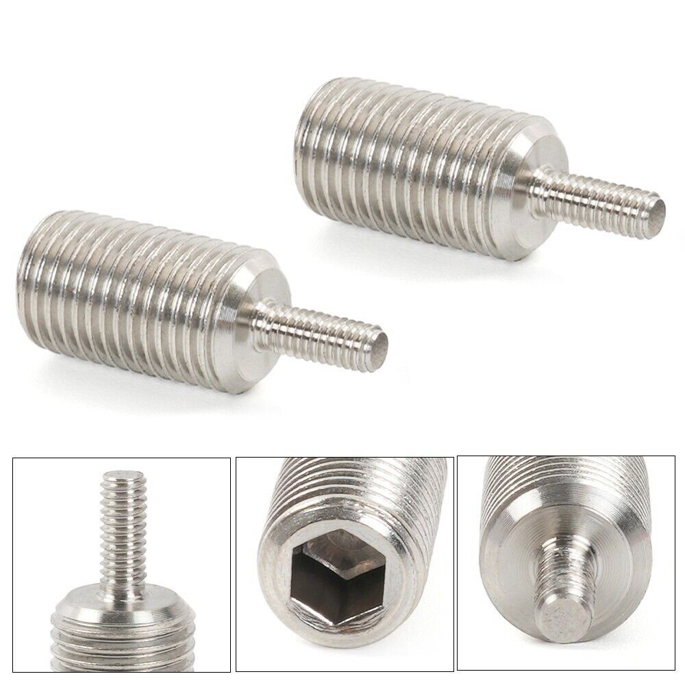 2PCS For Logitech G27 G29 G920 Gear Head M12x1.25 Gear Shifter Adapter