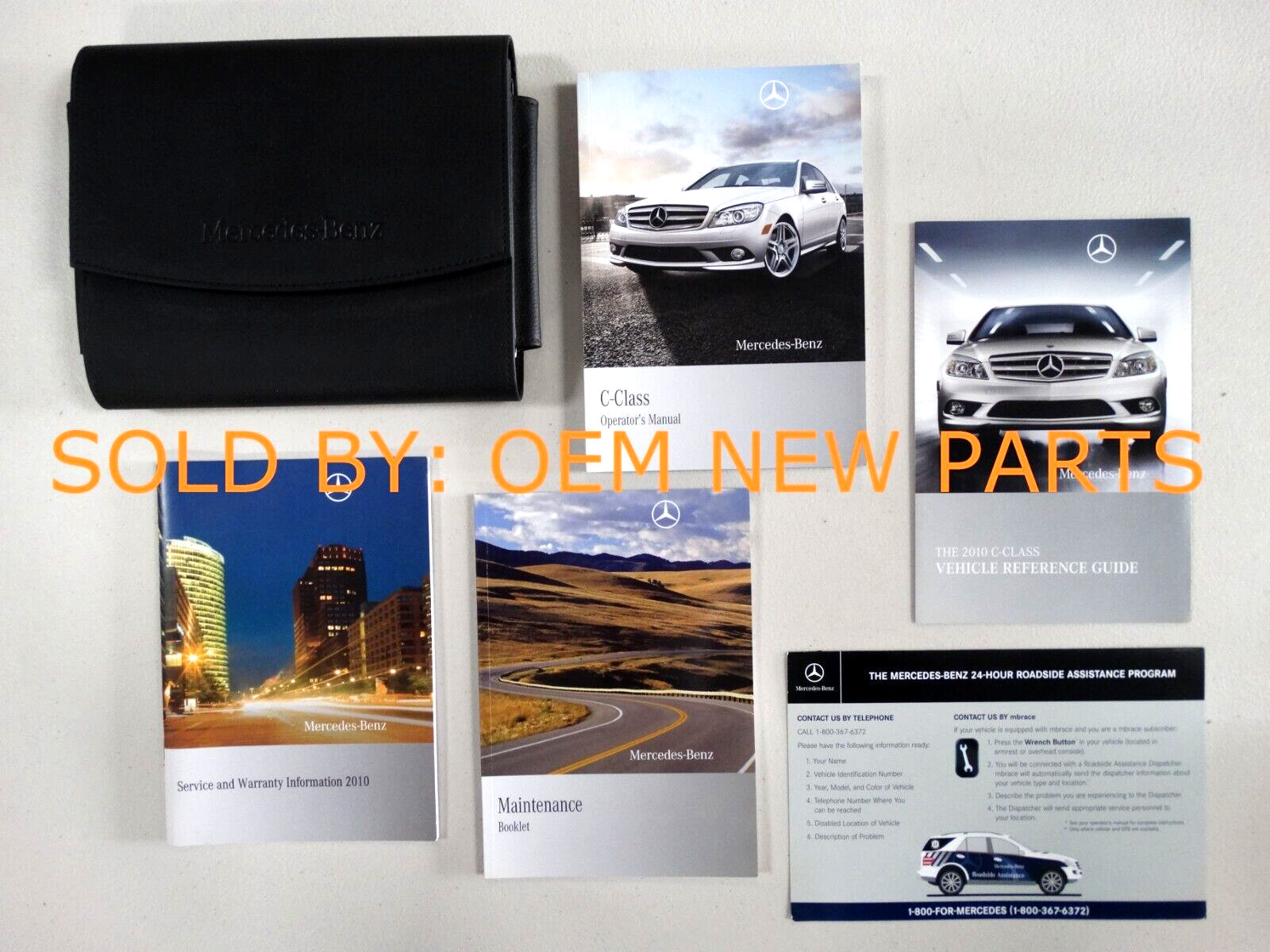 2010 Mercedes Benz C Class C230 C300 C350 Sport 4MATIC Owners Manual Set NEW