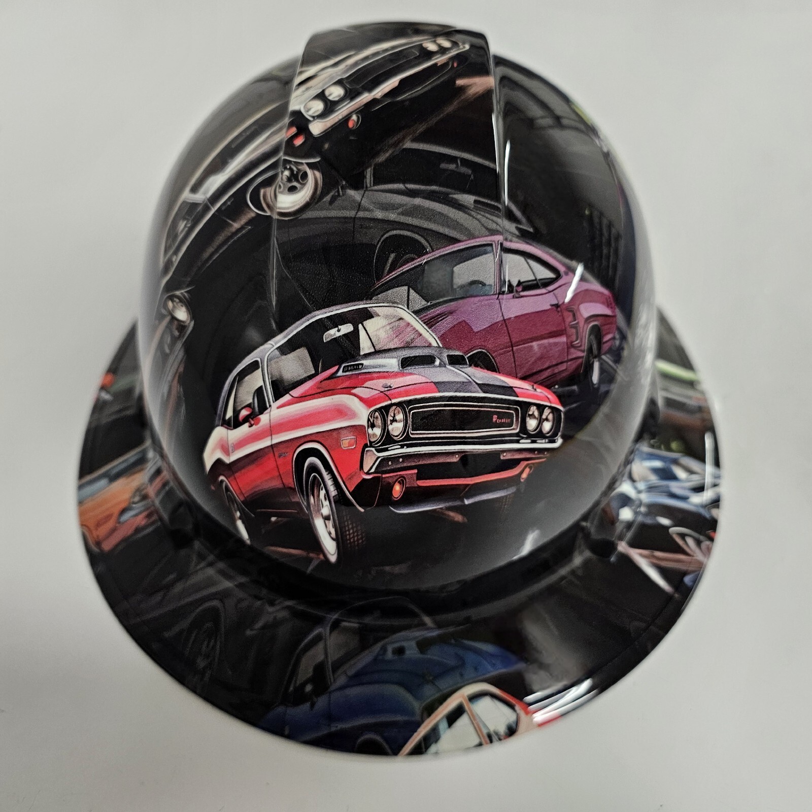 full brim hard hat custom hydro dipped IN MOPAR/DODGE HOT RODS CLASSICS NEW