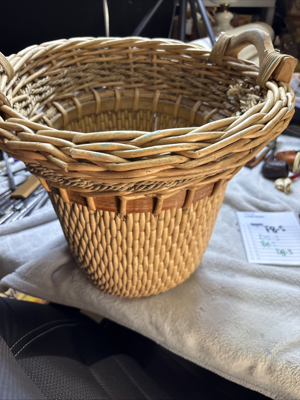 Hand Wooven Rice Basket