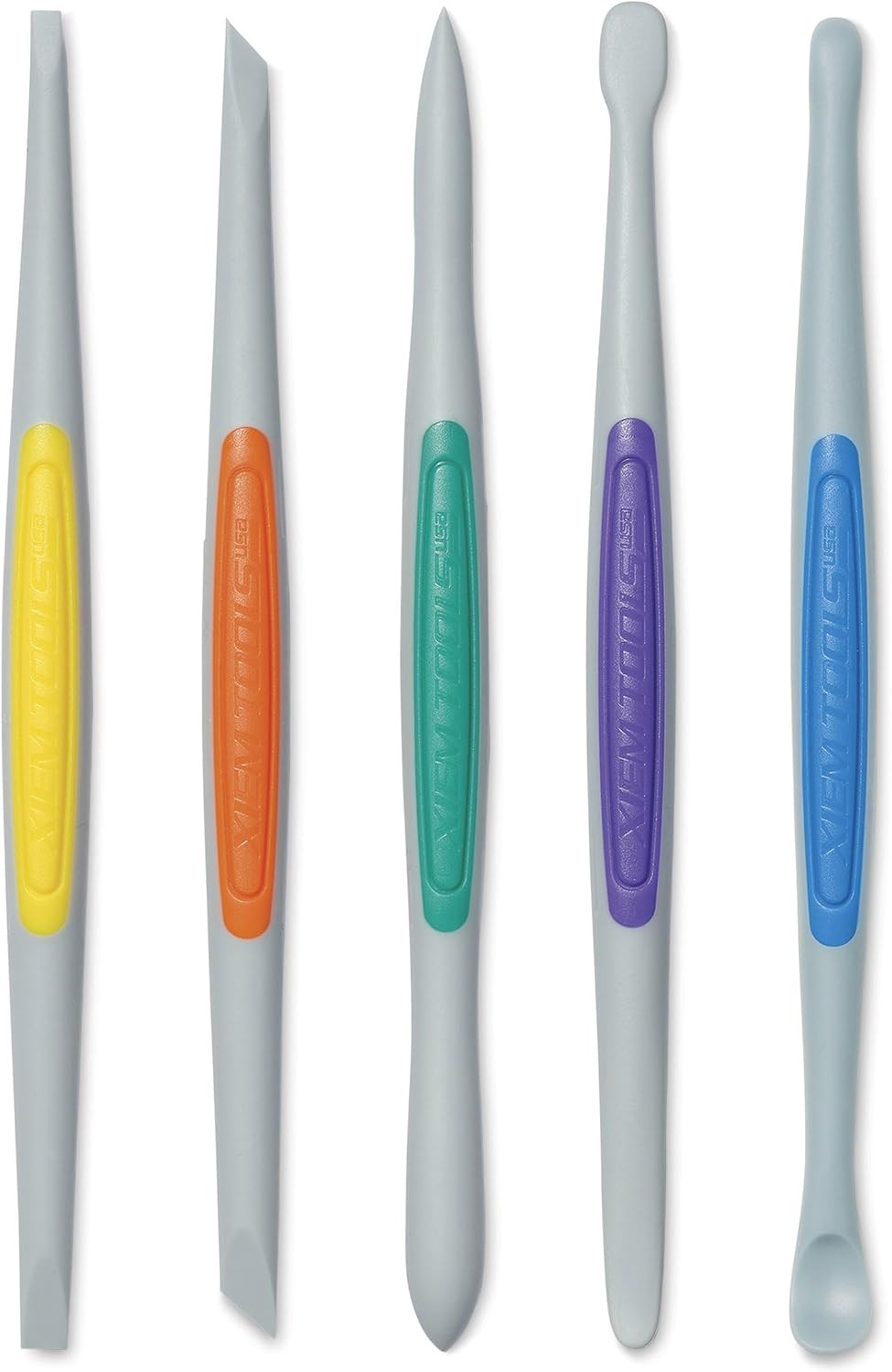 Silicone Clay Finishing Tools 5 Piece Set Flex-Firm, Size Small