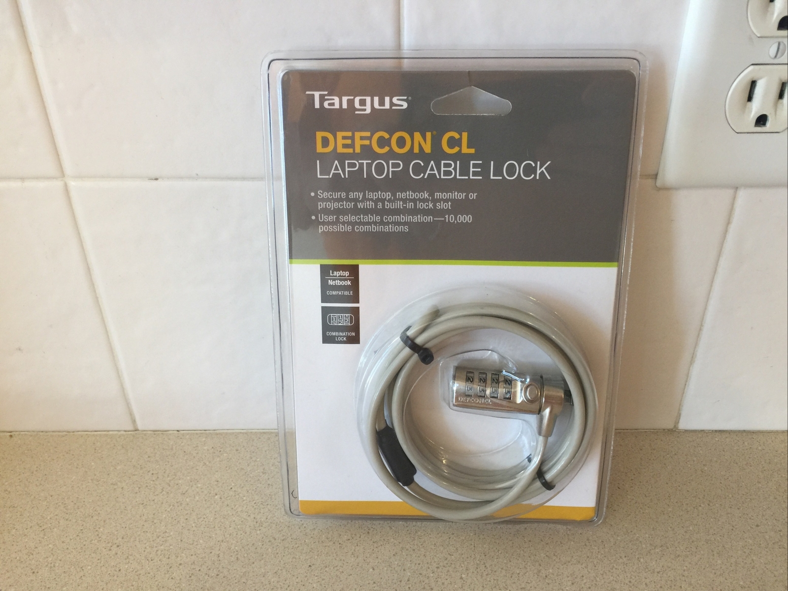 Targus DEFCON CL Laptop Computer Cable Lock (SEALED)