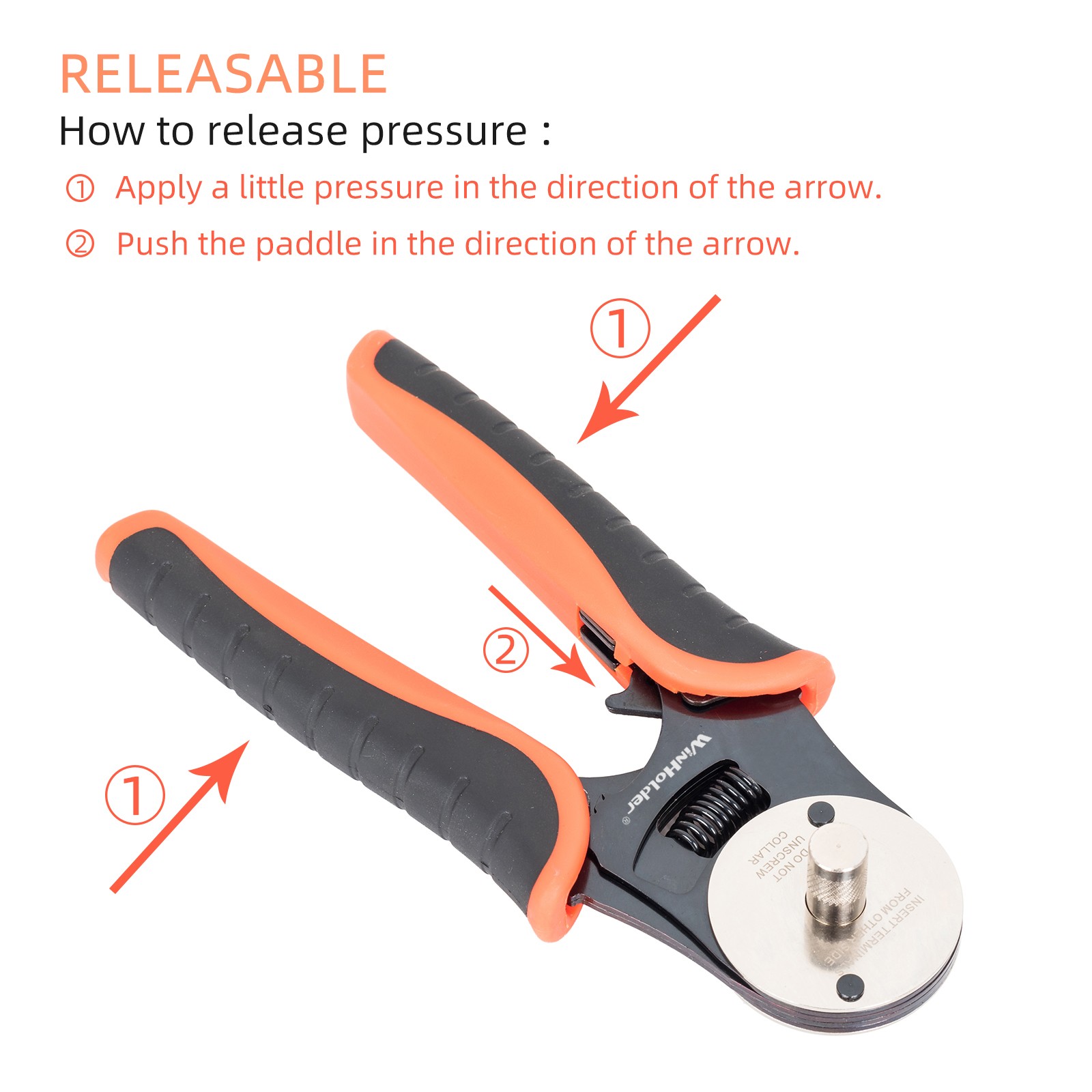 Deutsch D-Sub Crimp Tool 14-16-18AWG Solid Contacts 4 Way Indent Tool Connector