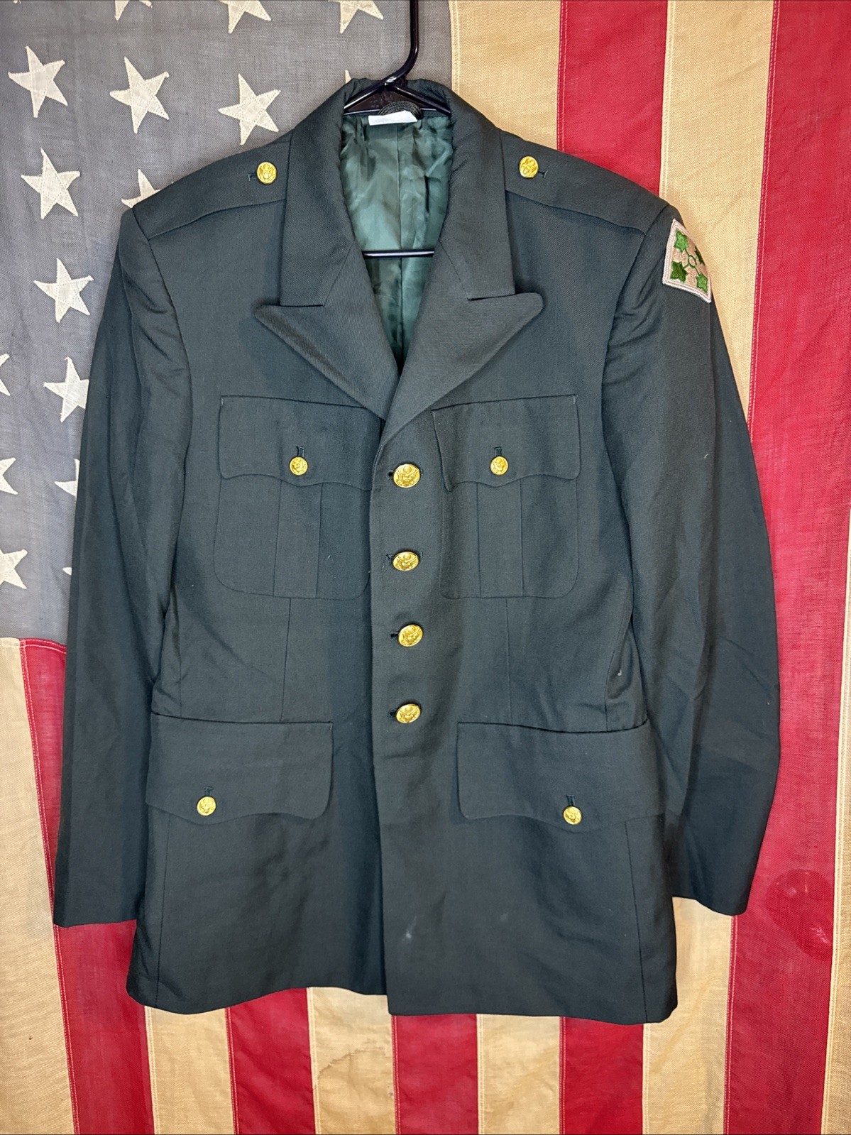 Size 39 Short DSCP Class A Jacket Army Dress Green Uniform Ag 489 B200