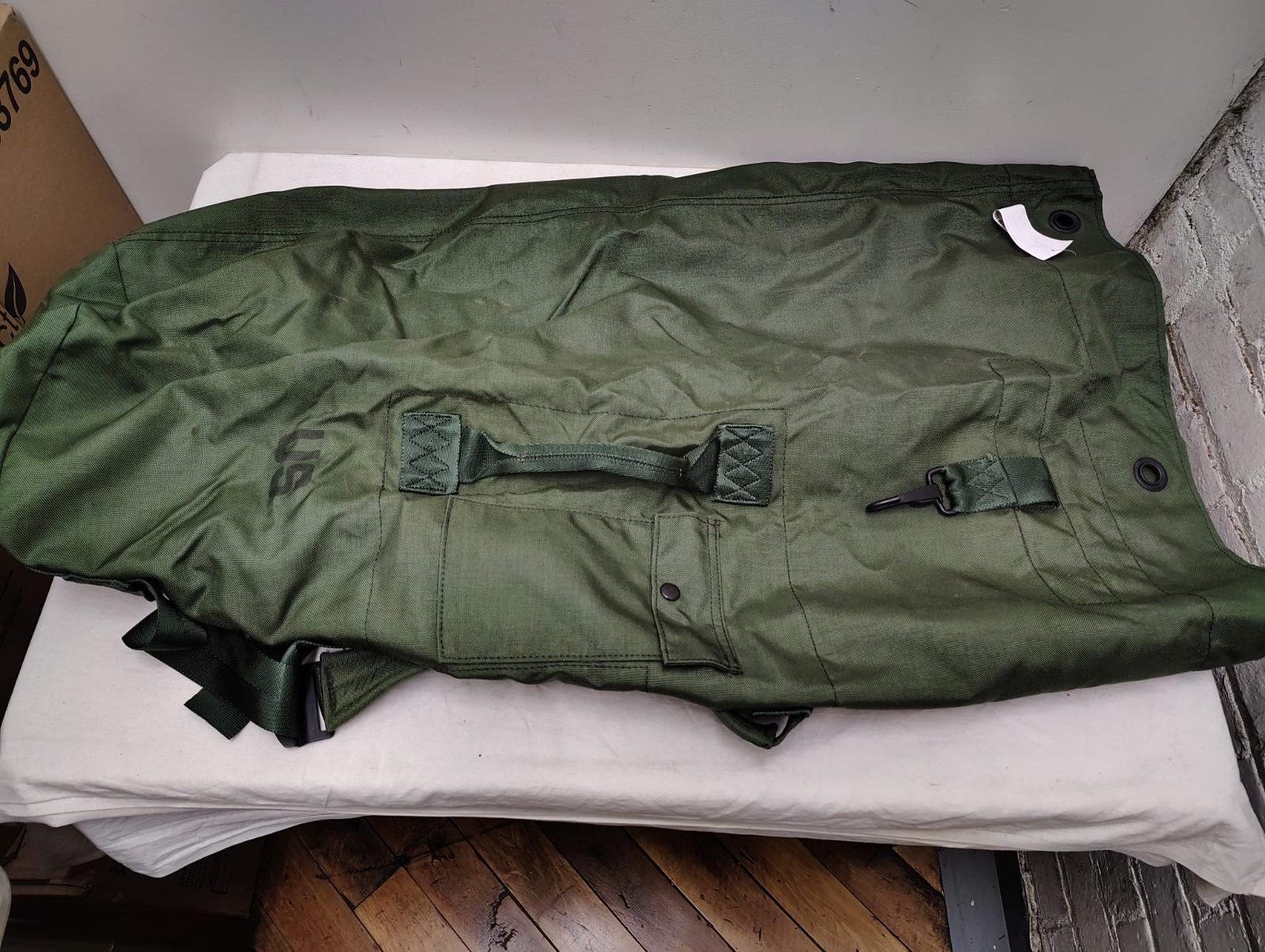 Military Issued OD Green Duffle Bag-NEW with Tags