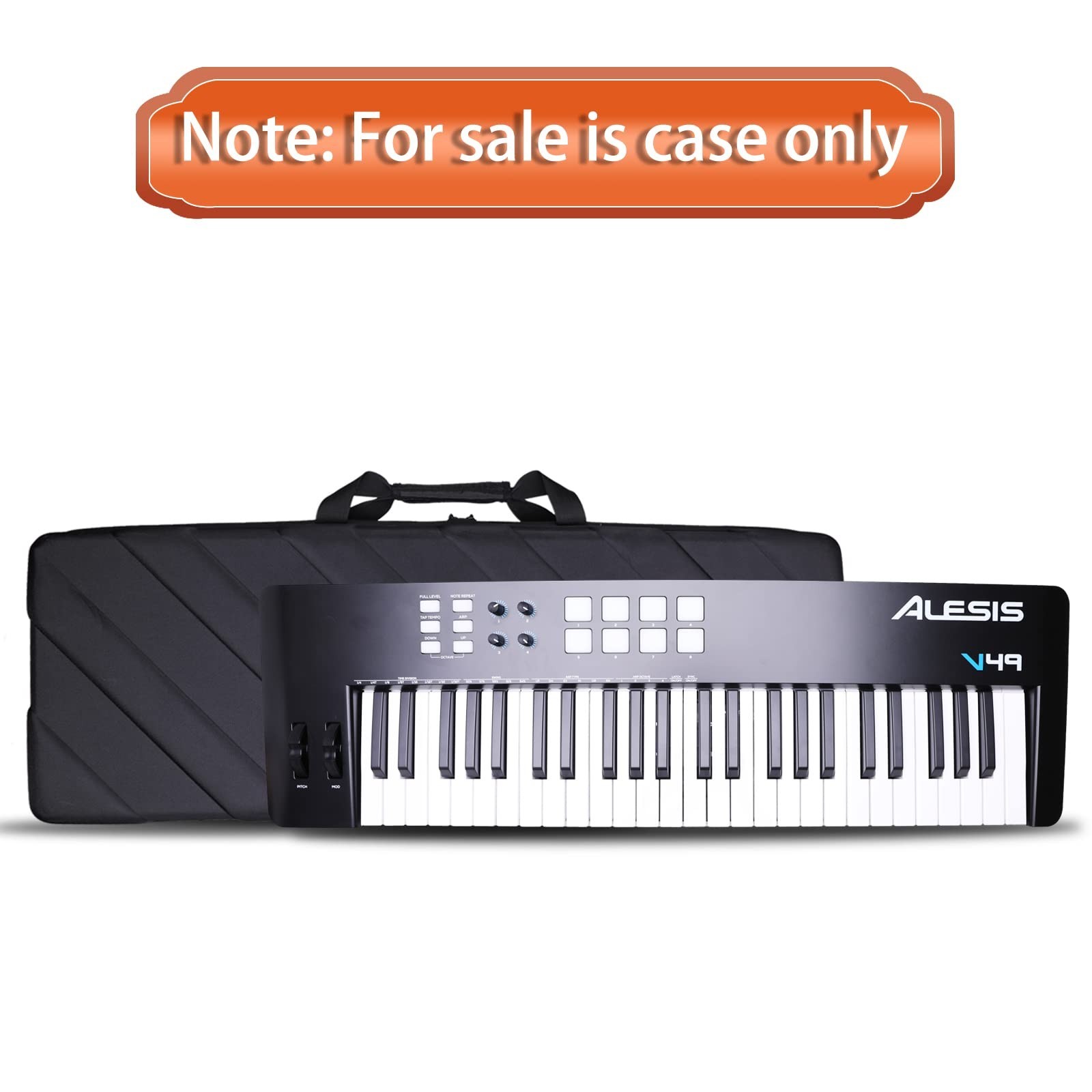 LTGEM Controller Case for Alesis V49 MKII USB MIDI Keyboard Controller, Hard ...