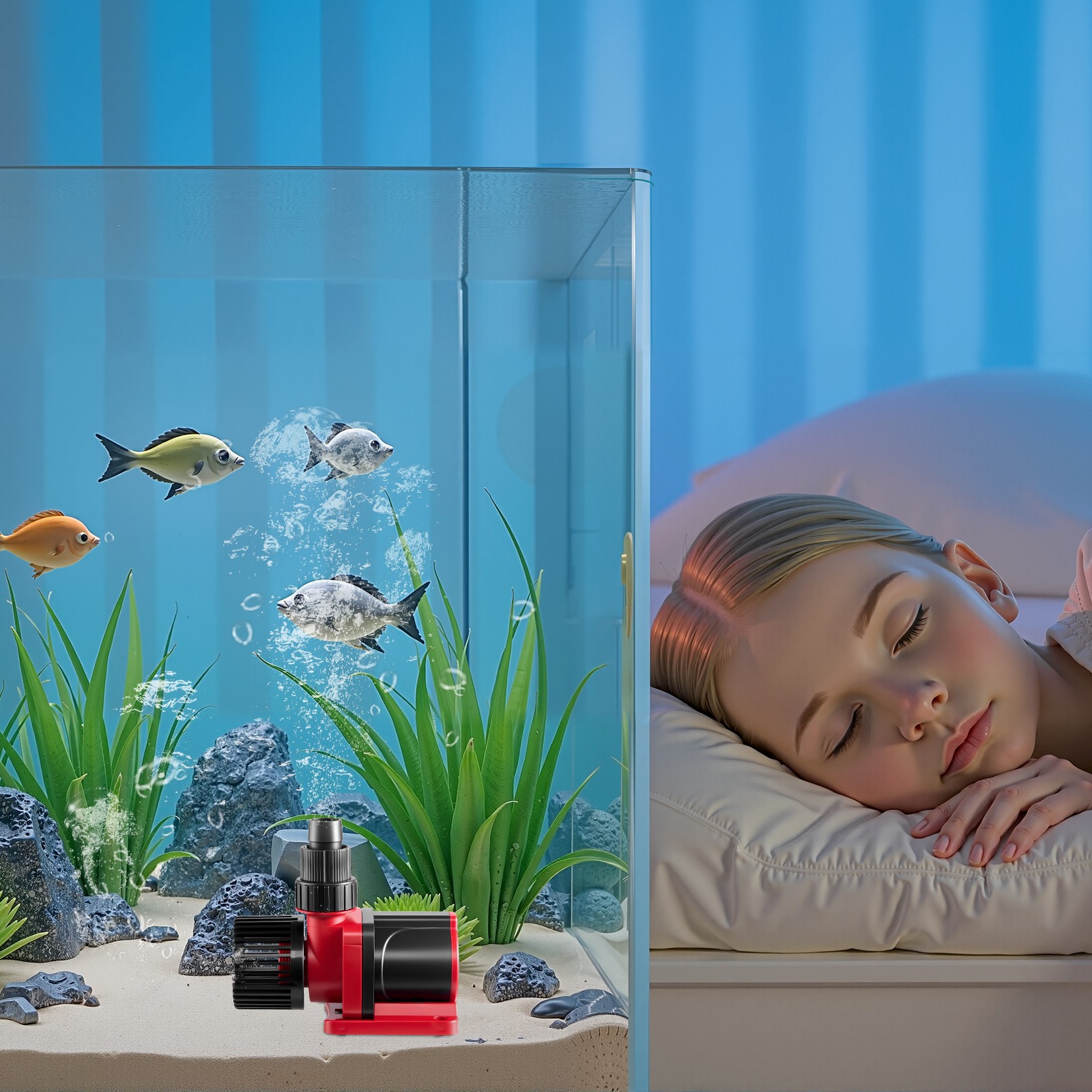 VEVOR Aquarium 24V DC Water Pump with Controller 30W 800 GPH Wave Maker Return