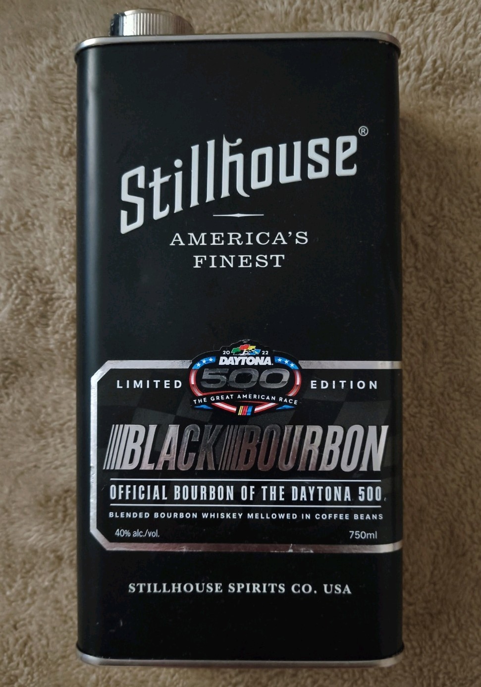 Stillhouse Black Bourbon Limited Edition Daytona 500 (Empty 750 ML Tin)