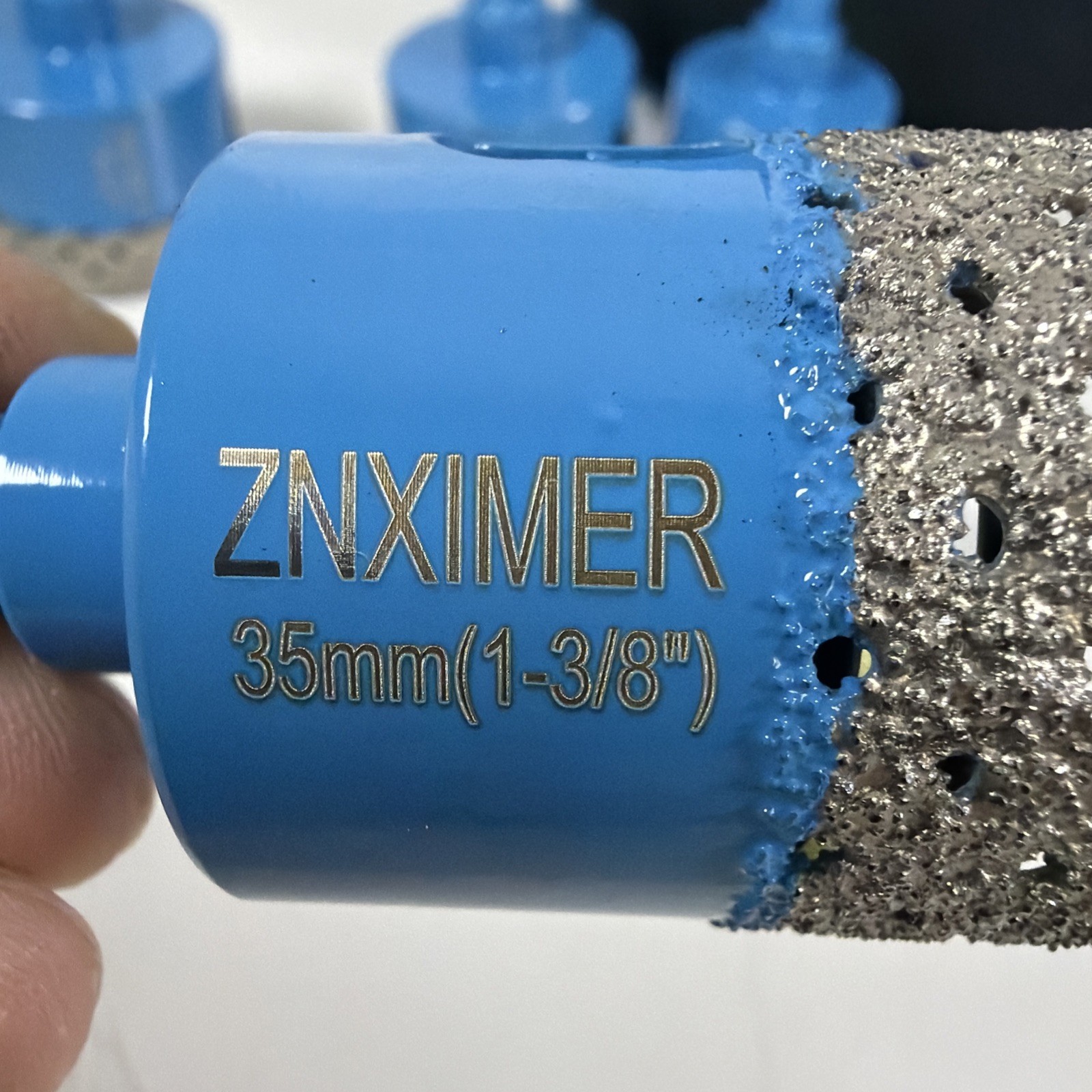 ZNXIMER Diamond Tile Drill Bits Set - 10 Piece with Case