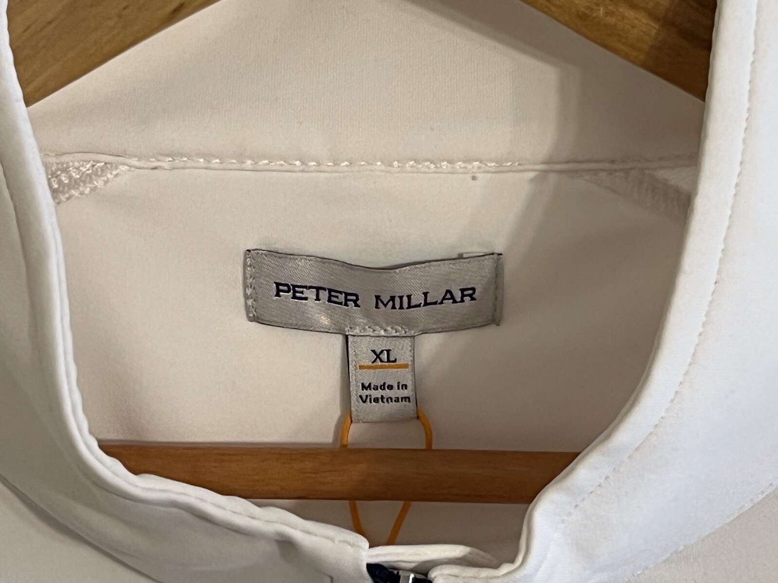 2023 U.S. OPEN LACC PETER MILLAR WHITE GOLF PULLOVER SIZE XL NEW