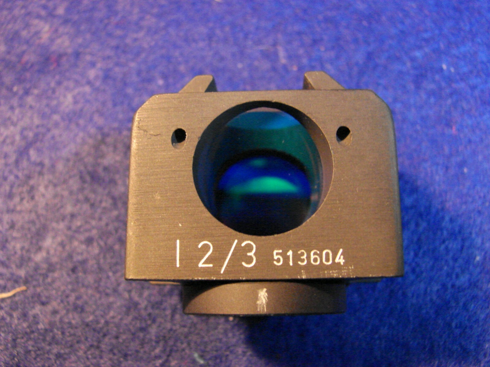 LEITZ 1 2 / 3 FLUORESCENCE FILTER CUBE 513604 (Ploemopak Fluorescence Blue)