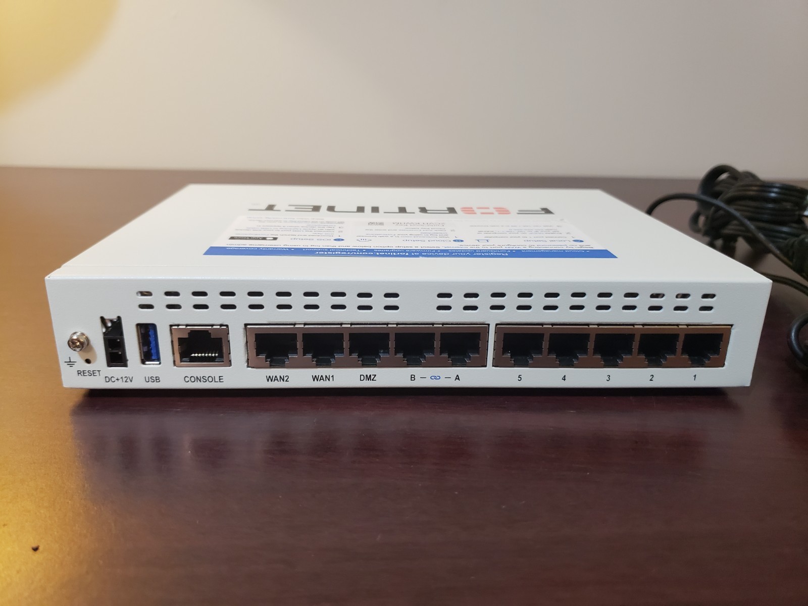 Fortinet Fortigate-60F Network Security Firewall Initialized FG-60F Unclaimed