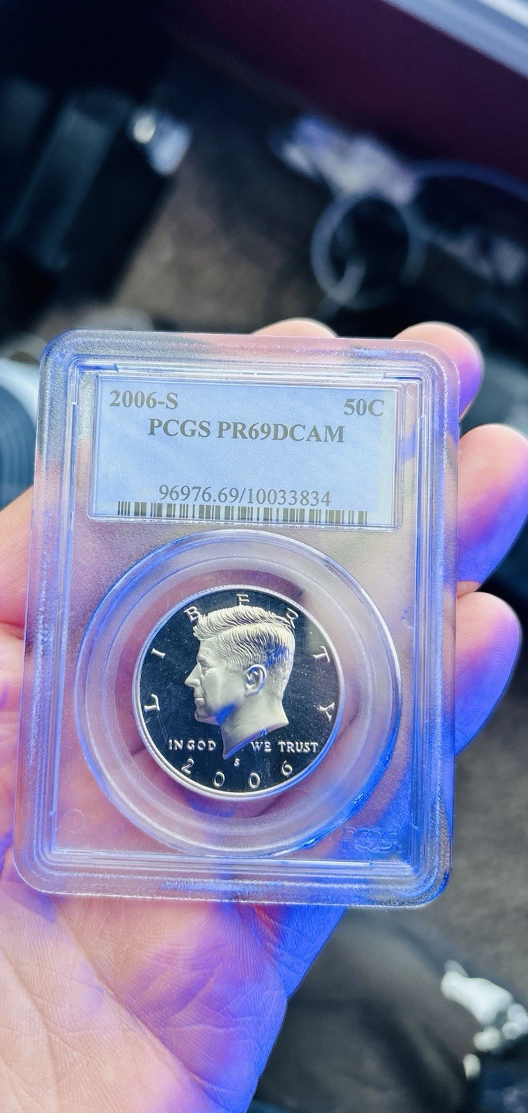 2006-S PCGS Kennedy Half Dollar Proof Deep Cameo
