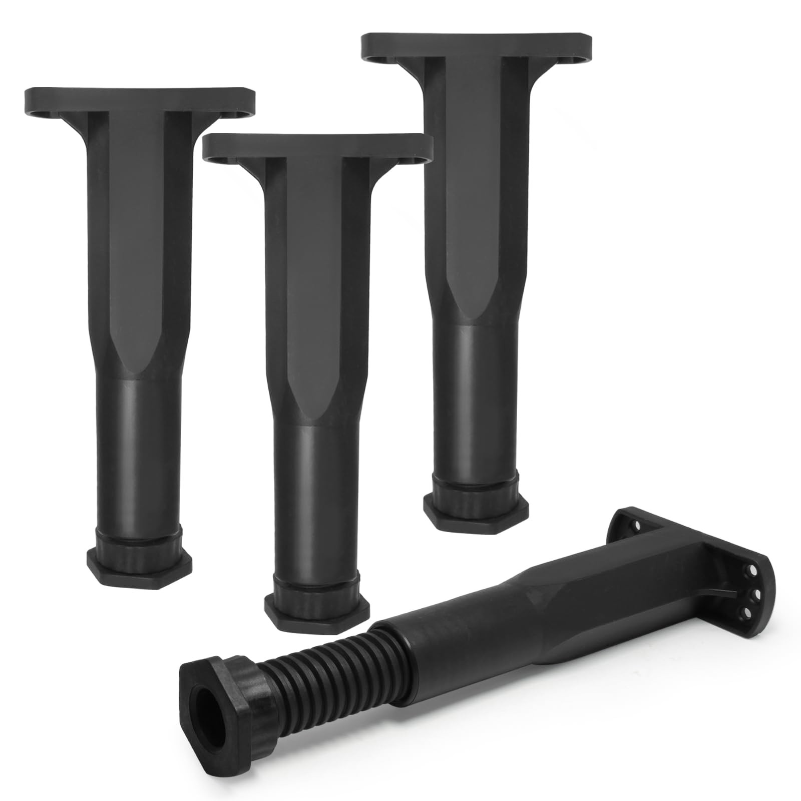 HARSKIYER 4 Pcs 8.3-15 Inch Adjustable Bed Frame Support Legs, Bed Center Sup...