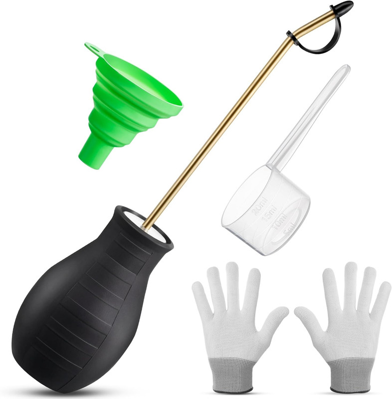 Diatomaceous Earth Powder Duster Handle Extendable Long Tubes from 5'' to 22''
