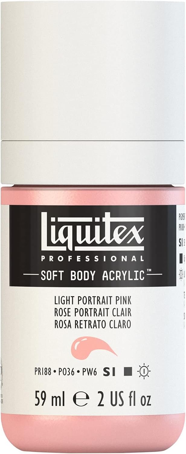Liquitex Professional Soft Body Acrylic 2 Fl Oz (Pack of 1), Light Pink