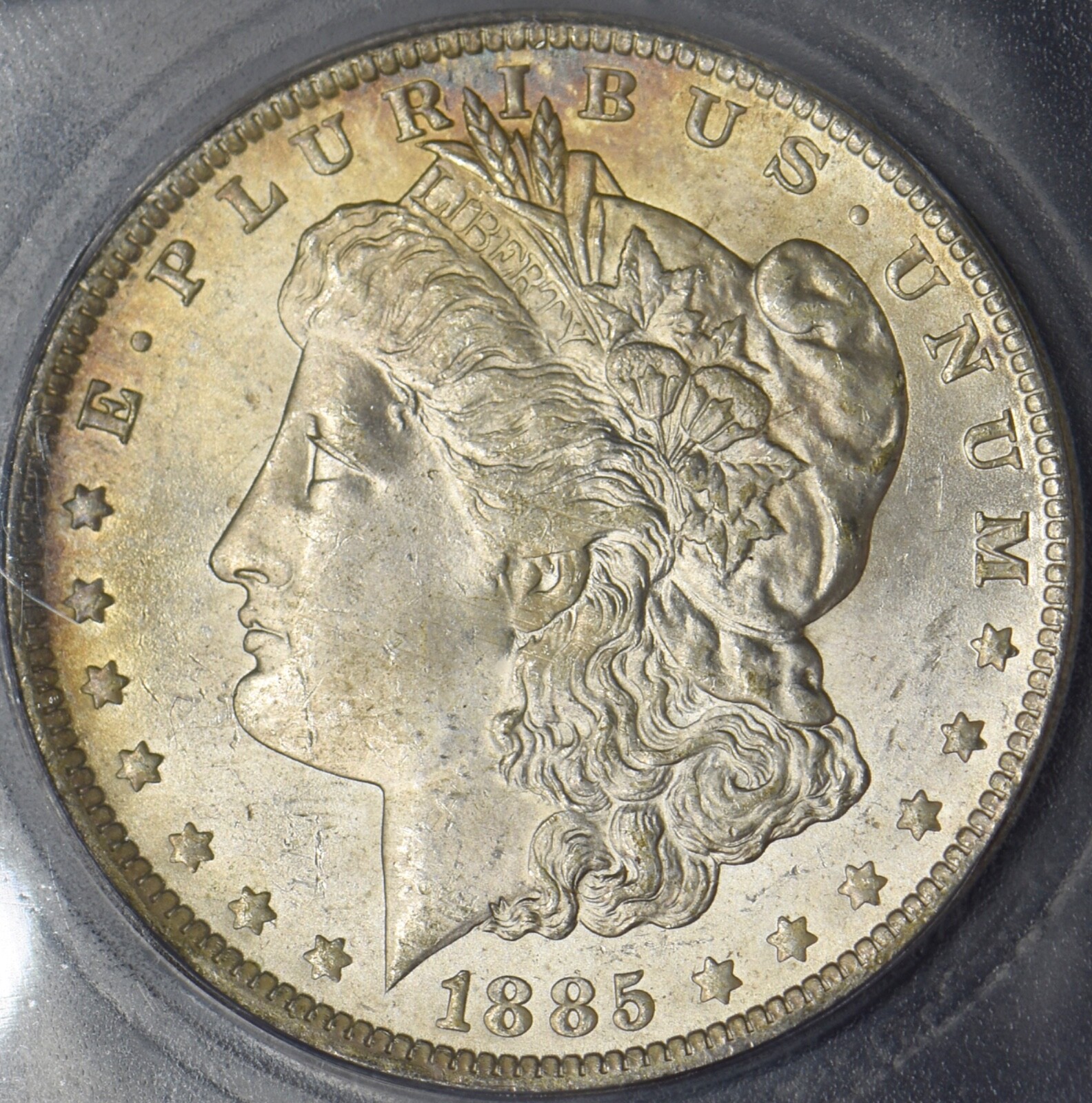 1885-O Morgan Silver Dollar - ICG MS64 Toned - ✪COINGIANTS✪