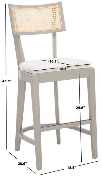 Safavieh GALWAY CANE COUNTER STOOL, Reduced Price 2172731944 BST1504D