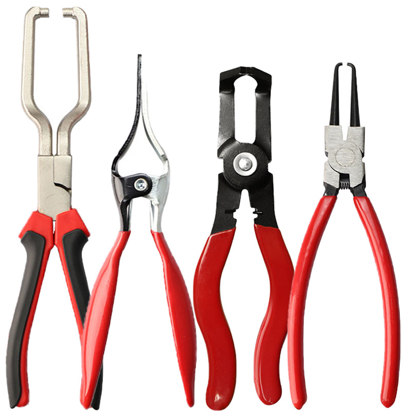 Hose Clamp Pliers Set 4PCS Automotive Removal Tool for Radiator & Hoses