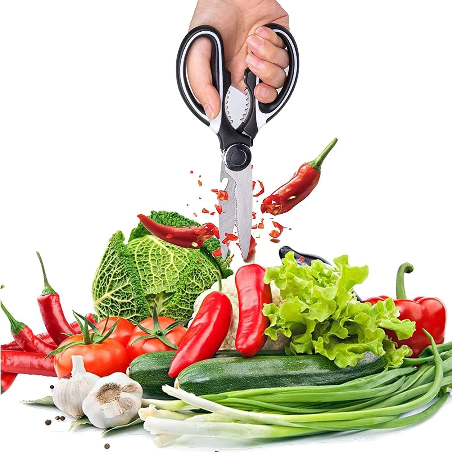 Heavy Duty Kitchen Shears Scissors Stainless Steel Multipurpose Ultra Sharp New
