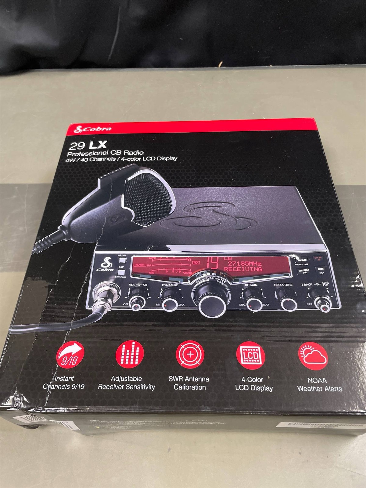 Cobra 29LX AM/FM Professional CB Radio - Emergency Radio, Travel Essentials, NOA