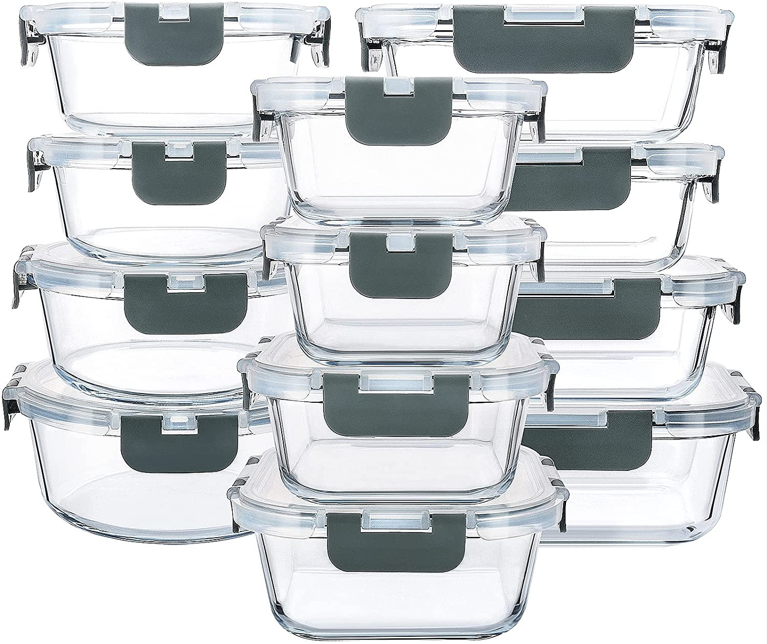 Snapware Pure Pyrex 24-Piece Glass Storage Set - 1103106