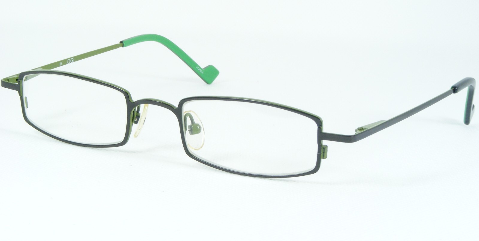 OGI MOD. 2224 COL. 756 GREEN EYEGLASSES GLASSES METAL FRAME 45-20-135mm Korea