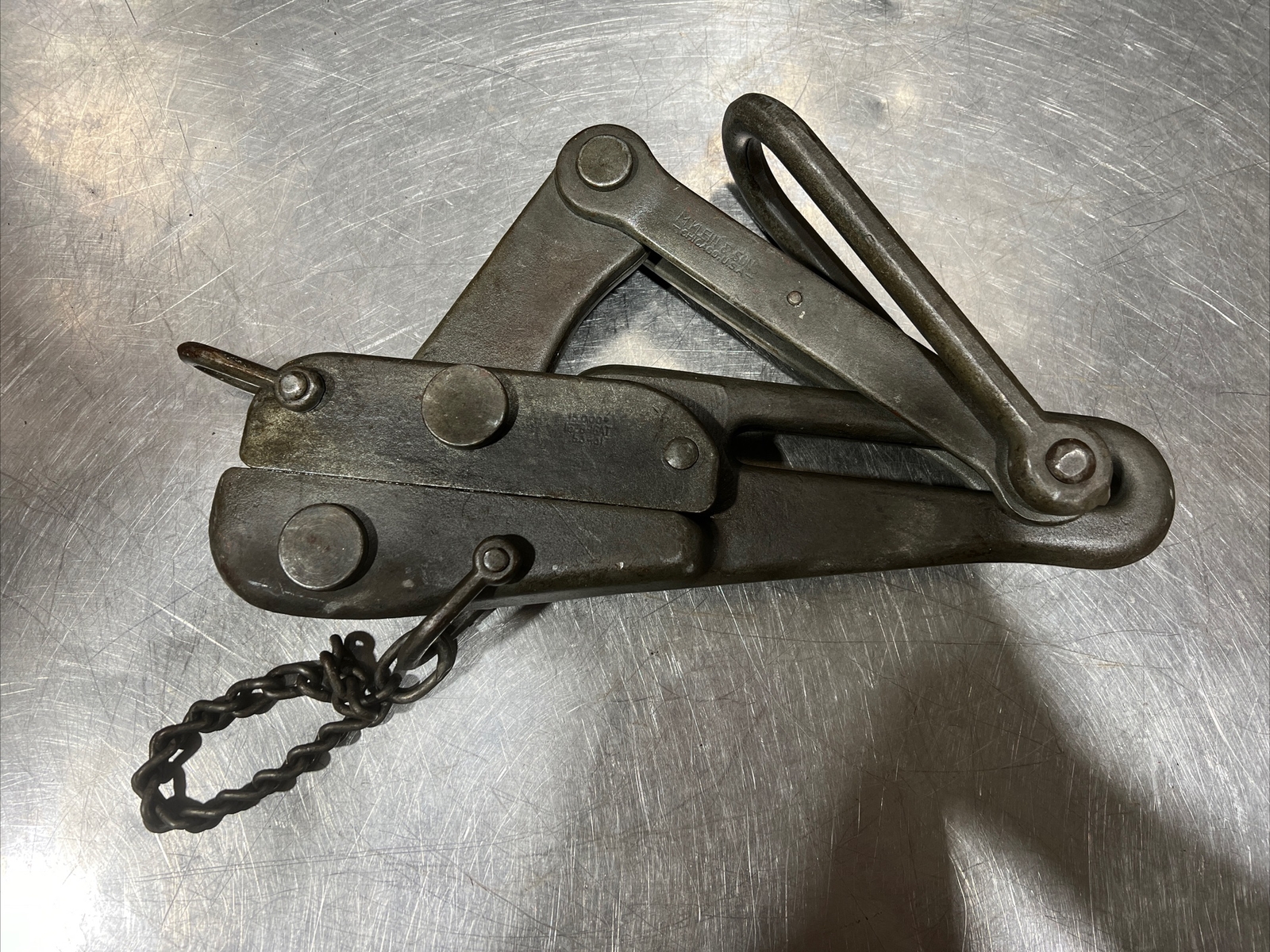 Klein 1628-16AT Chicago® Grip for Conductors 15,000LB CAP Used Surplus