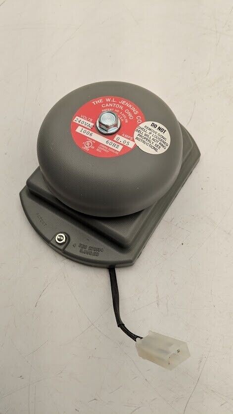 WL Jenkins 4.5" Supering 1006 240VAC .05A Solenoid Siren Alarm Bell Gong Signal