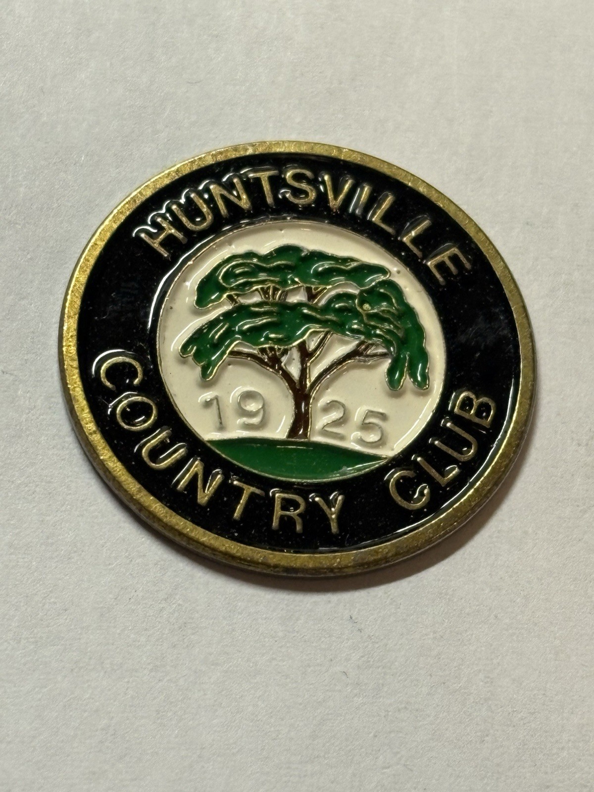 Huntsville Country Club 1" Coin Style Golf Marker - Huntsville, AL - A Beauty!