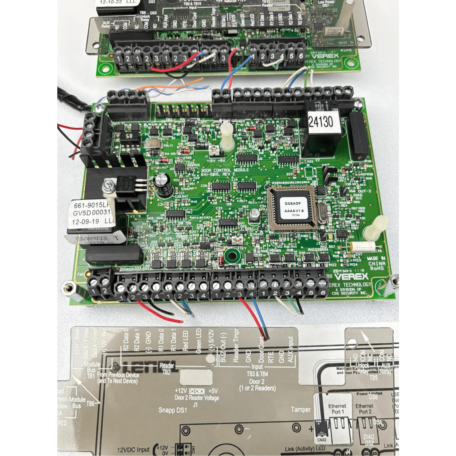 Lenel goEntry GOE-SYS-2D2R Access Control Panel w/ Key