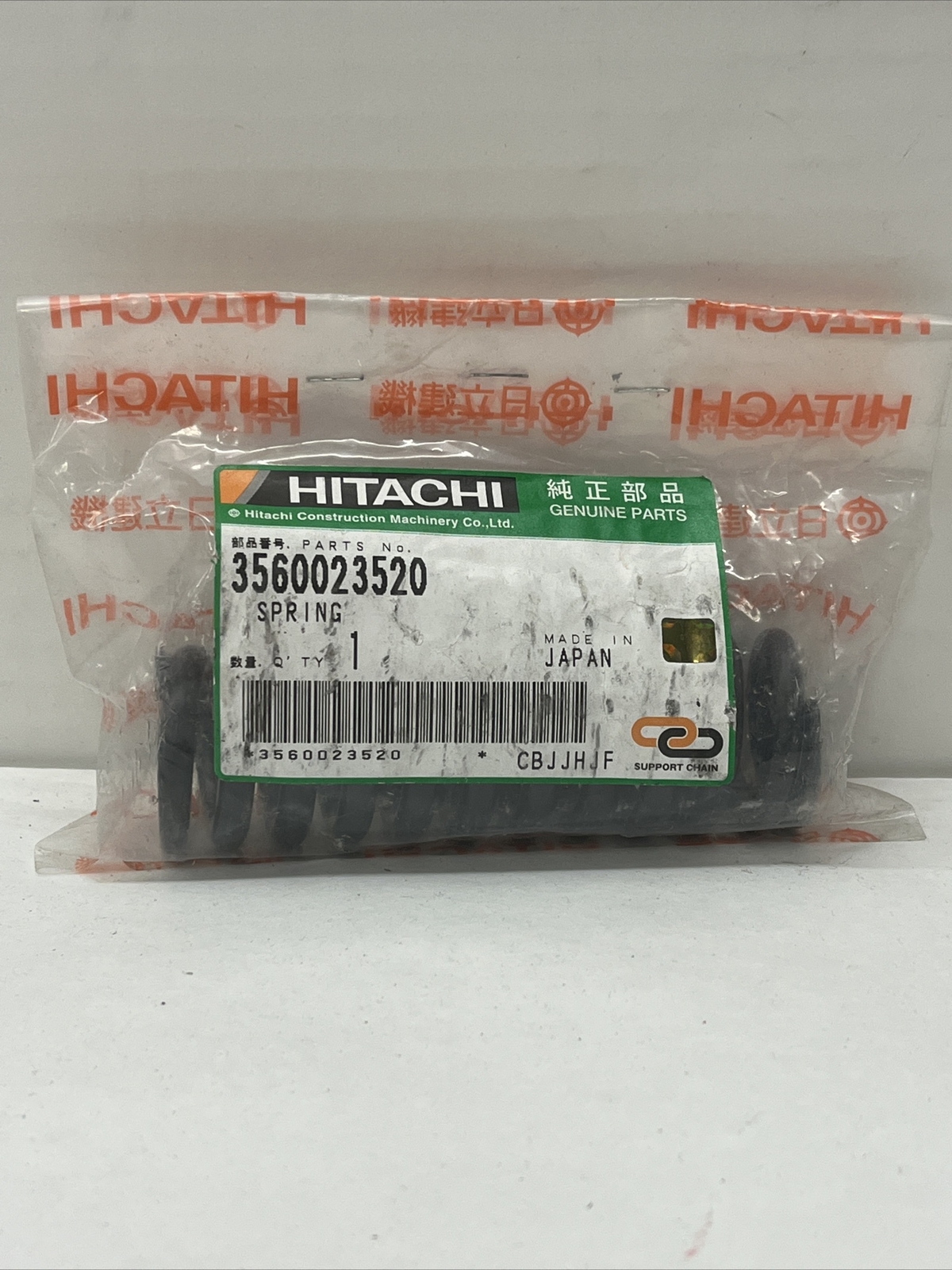 Hitachi Part Spring 3560023520 Construction Machinery Company,Ltd.