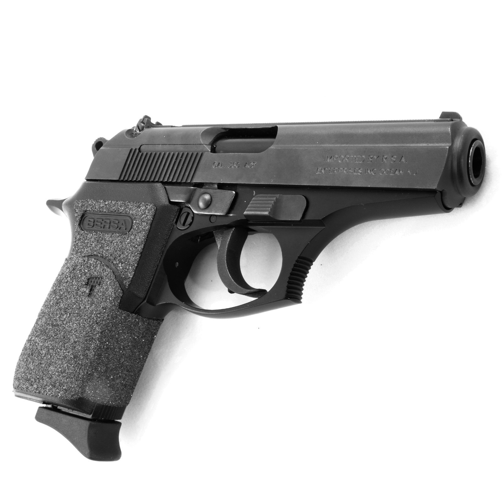 Talon Grips for Bersa Thunder .380/Series 95 .380 Black Granulate Texture 141G