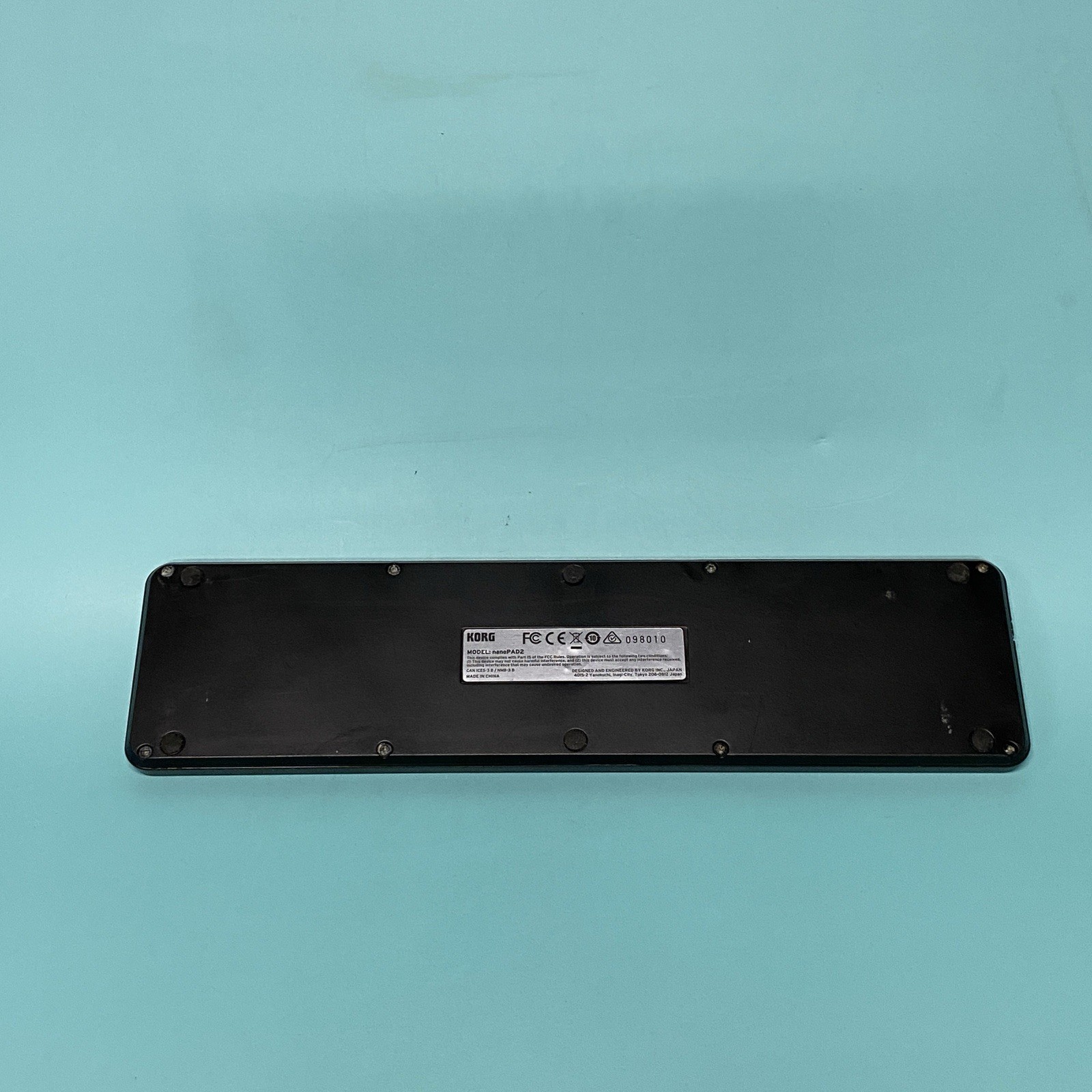 KORG nanoPAD2 Slim-Line USB Drum Pad Controller Black No Cord. A9