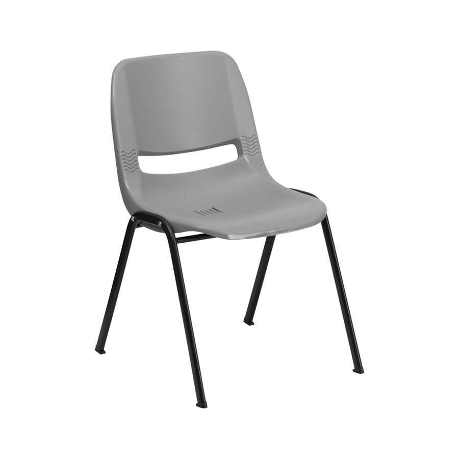 Flash Furniture  Stacking Chairs - RUT-EO1-GY-GG