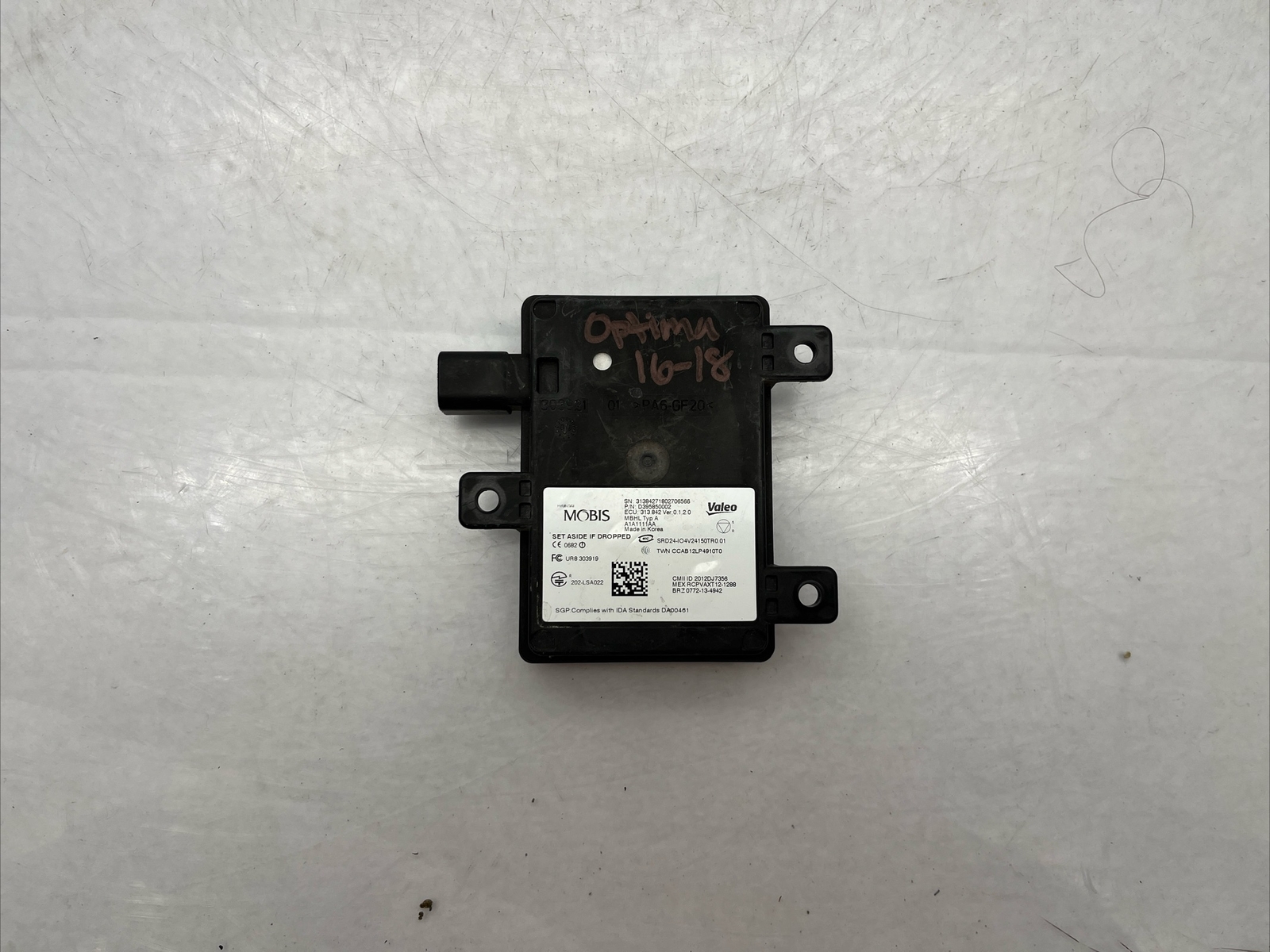2016-2020 Hyundai Tucson Blind Spot Radar Module Radar Sensor Ballast