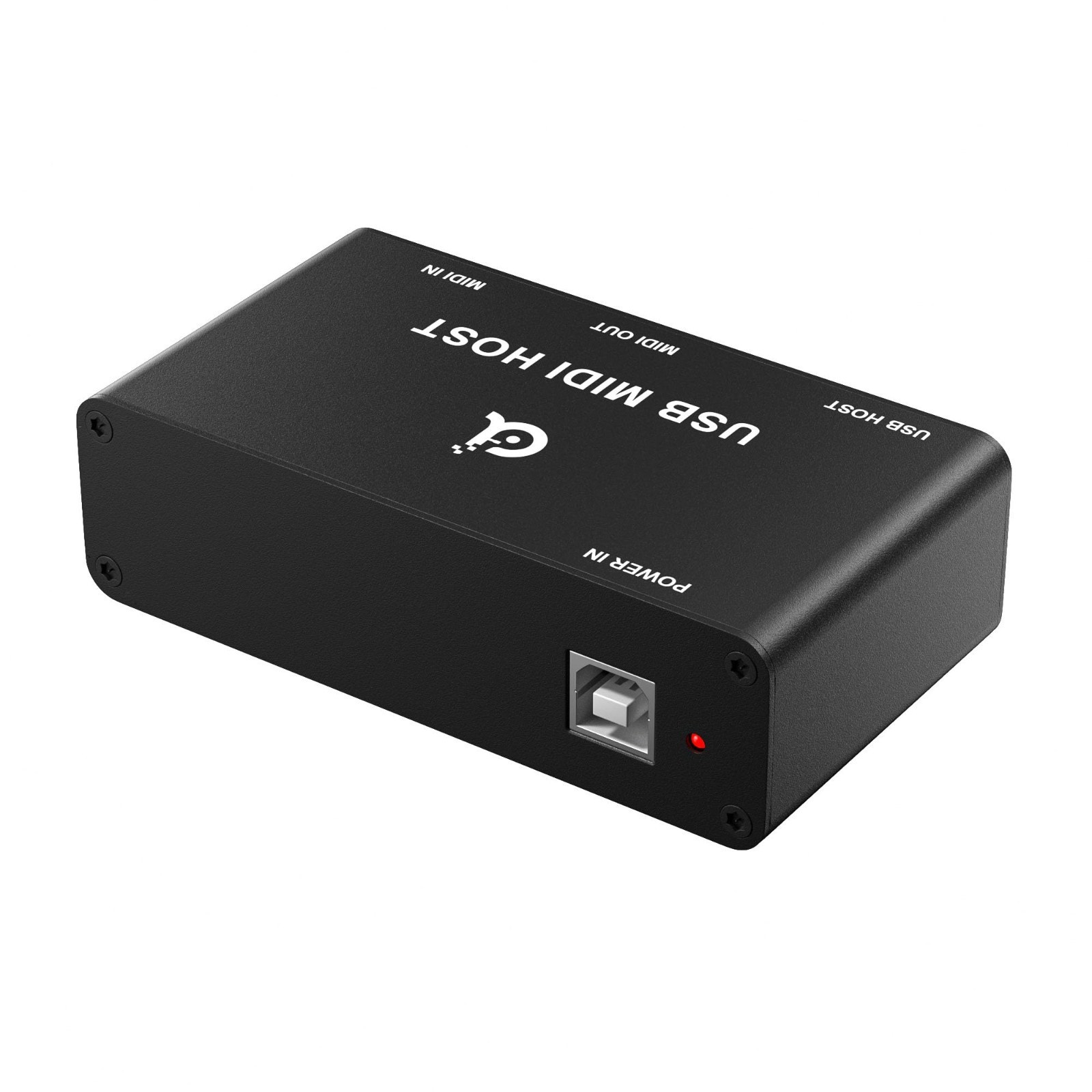 MIDI Host Box with Indicator Light, 5-Pin DIN Interface, USB MIDI Keyboard Conne