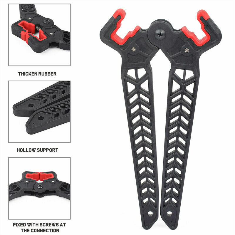 1X Kick Stand Archery Compound Bow Holder Target Hunting Range Protection 22cm