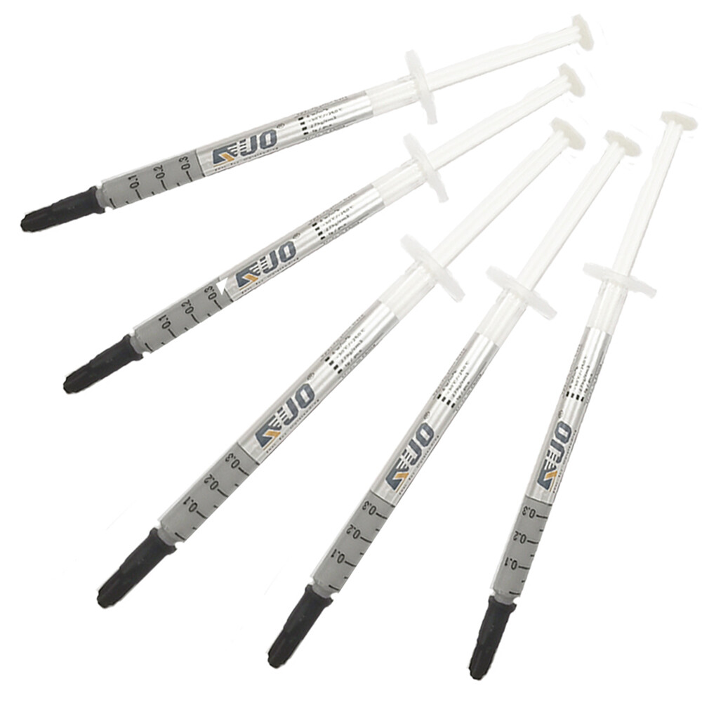 5pcs 1GRAM Thermal Paste CPU GPU Heatsink Silicon Grease Compound HY882-TU10A