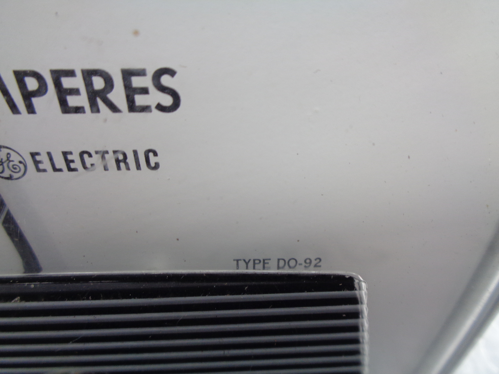 GENERAL ELECTRIC DO-92 PANEL METER 1.0-0-1.0 DCA NSNP