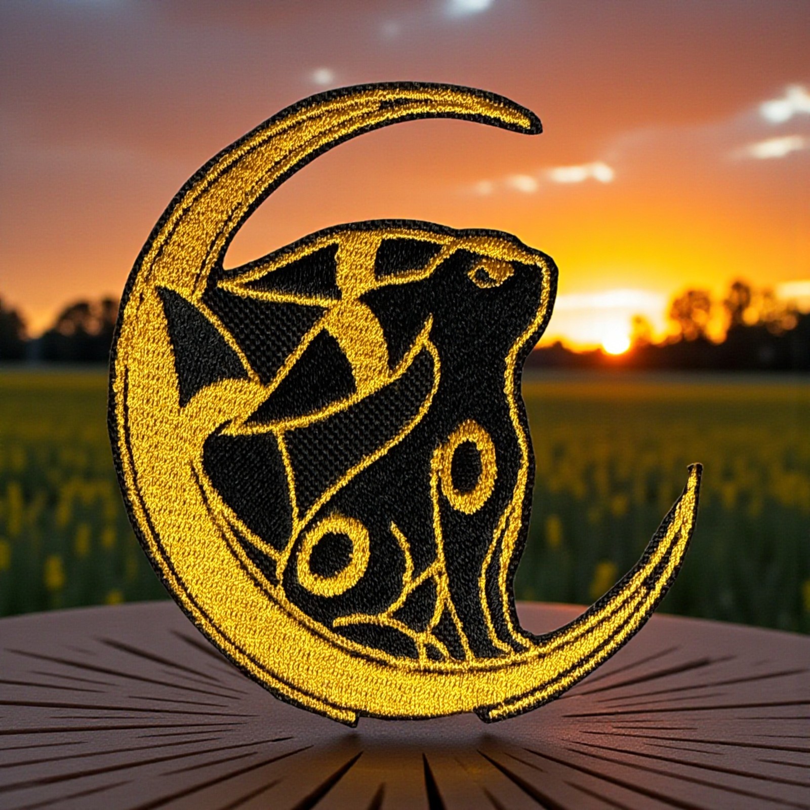 Umbreon Moon Embroidery Patch 4.03" X 3.67"