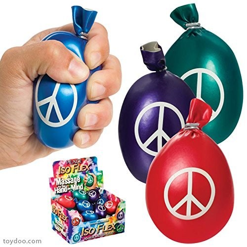 IsoFlex Peace Stress Ball Hand Massager in Assorted Colors