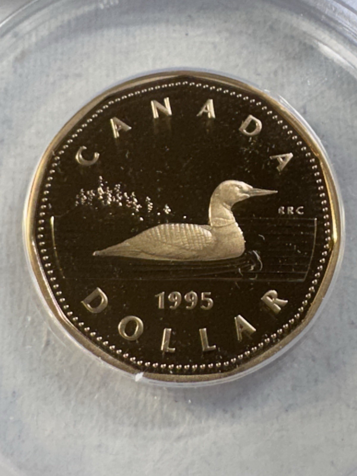 1995 Canada 1 Dollar Loonie Proof Graded PR 68 DCAM by ANACS