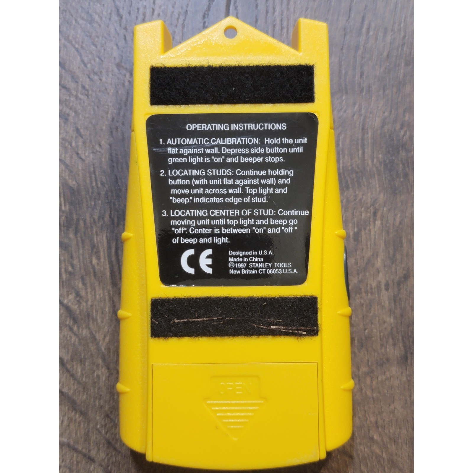 Stanley Yellow Stud Edge Finder Wall Scanner Detector Tool Tested Works